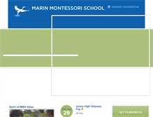 Tablet Screenshot of marinmontessori.org